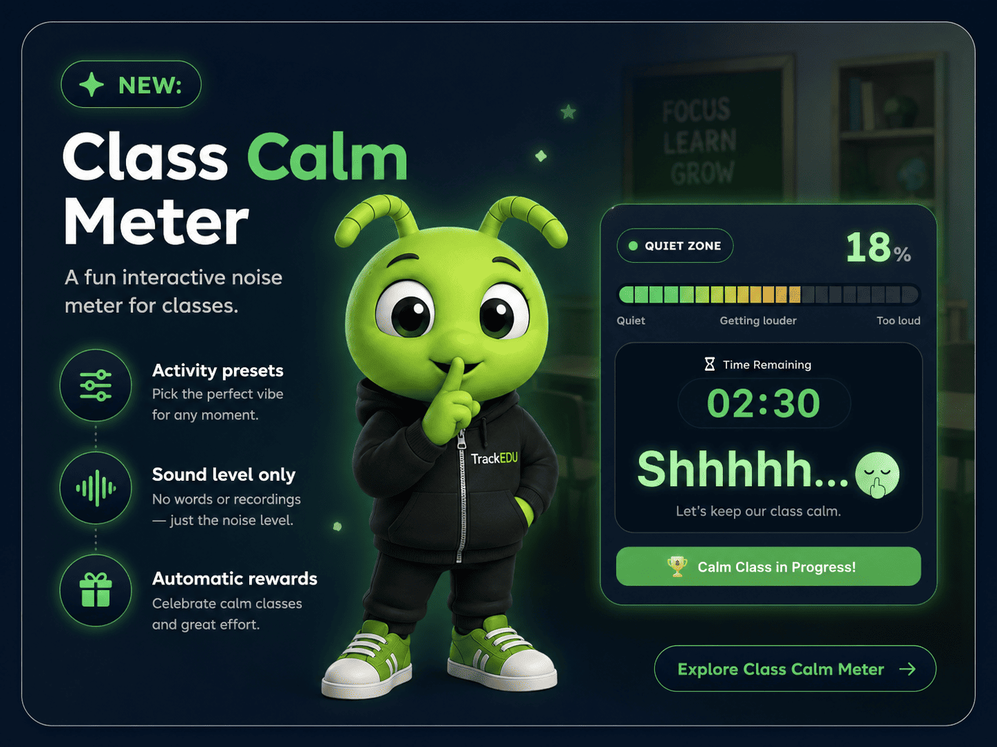 Class Calm Meter interface preview
